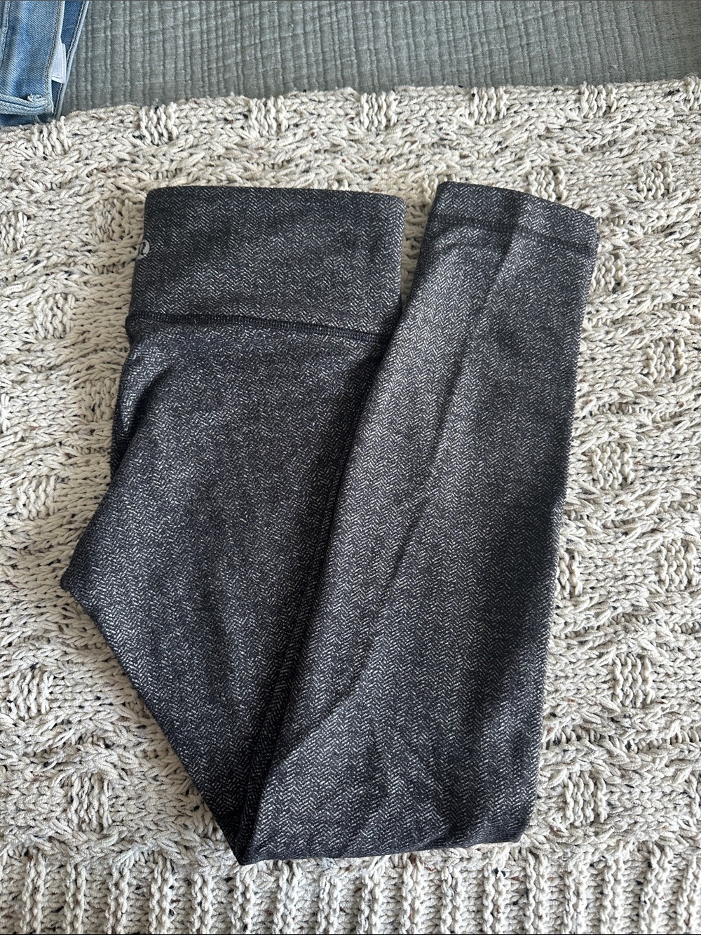 Charcoal Herringbone Leggings
